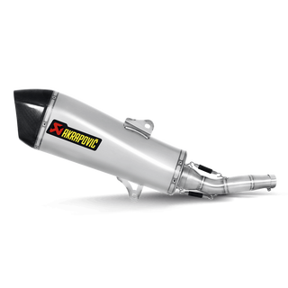 AKRAPOVIC Auspuff Slip-On Line SS Yamaha Majesty 400, MBK Evolis 400 inklusive Kat