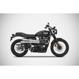 ZARD Endschalldmpfer SlipOn 2-2 Six Days Triumph Street Scrambler 2017 - 2019