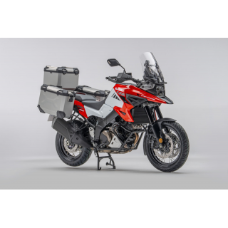 SUZUKI V-Strom 1050 Top-Case aluminium silber 38 Liter