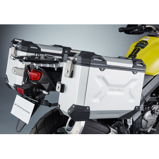 SUZUKI V-Strom 1050 Seitenkoffer Set aluminium silber 37 Liter