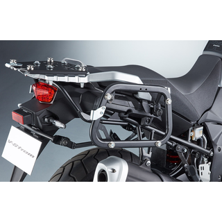 SUZUKI V-Strom 1050 Seitenkoffer Set + Trger silber aluminium 37 Liter