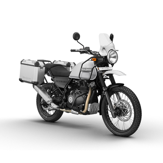 ROYAL ENFIELD Himalayan / Scram Seitenkoffer Set silber ab Modell 2018